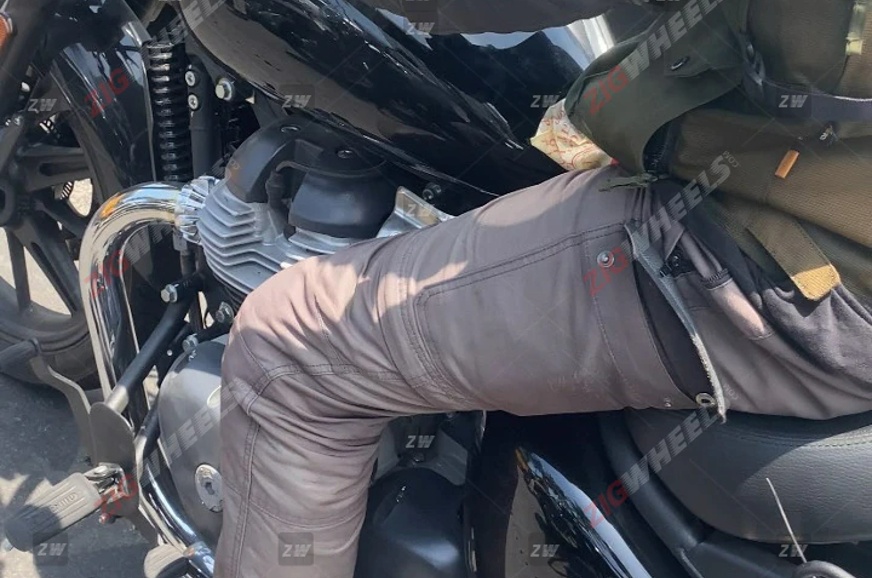 Royal Enfield 650cc cruiser spied in near production ready form | Autonoid